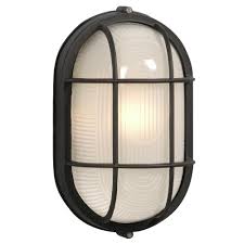 2.3w led wall light, offering you bright light at night, energy saving, low power consumption. Cast Aluminum Marine Light With Guard Black W Frosted Glass 6uewq Fandango Lights Decor
