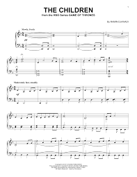 Browse our 98 arrangements of game of thrones (main theme) sheet music is available for piano, guitar, accordion and 52 others with 16 scorings and 3 notations in 13 genres. Ramin Djawadi The Children From Game Of Thrones Sheet Music Pdf Notes Chords Pop Score Piano Solo Download Printable Sku 251959