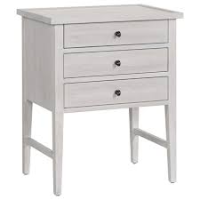 1 year warranty on all products. Universal Modern Farmhouse Relaxed Vintage Small Nightstand With Three Drawers Jacksonville Furniture Mart Nightstands