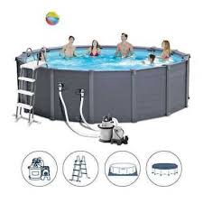 Piscina Fuori Terra Rigida Piscina Intex 26384 Graphite 478x124h Tonda In Resina Ebay Piscina Fuori Terra Piscine Fuori Terra Piscina