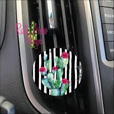Cactus Plant Blooms Car Air Freshener Car Vent Clip Cute Car Etsy Cute Cars Cactus Plants Car Air Freshener