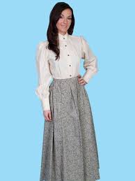 1870s Prairie Skirt And Victorian Old West Blouse Old Fashion Dresses Victorian Clothing Prairie Skirt