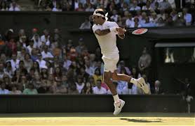 Federer was level with mannarino, who was celebrating his 33rd birthday, at 6. Federer Dispatches Raonic To Make Wimbledon Semi Finals Perfect Tennis