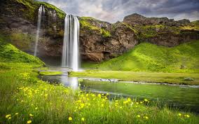 2521 nature wallpapers (4k) 3840x2160 resolution. Waterfall River Summer Nature Landscape Wallpaper Nature And Landscape Wallpaper Better
