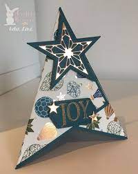 So Many Stars Tri Fold Card Christmas Card Design Christmas Tree Cards Stampin Up Christmas Cards