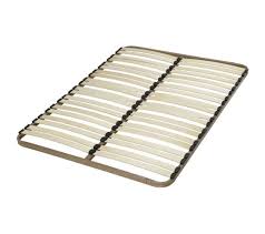 Bois wengé, bois miel, bois. Cadre A Lattes 140x190 Cm Ebac Morphokit Cadre A Lattes But