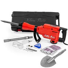Xtremepowerus 2200 Watt Heavy Duty Electric Jackhammer Demolition Hammer Concrete Breaker Tool Kit With Spade Shovel Bit 61116 Xp The Home Depot In 2020 Demolition Hammer Demolition Jack Hammer