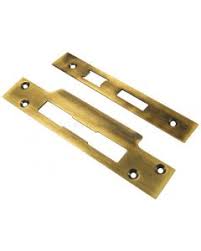 A strike plate is the metal plate that fits into the doorjamb where the area has been morticed and fitted with a to complete your latch installation, position the door latch strike plate over the recessed area and discover our cohesive selection of stainless steel, matte black, copper, brass and chrome door. Strike Plate Strike Plates For Door Locks