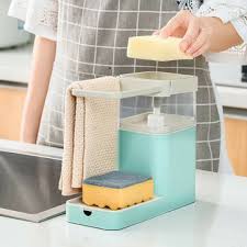 Import quality kitchen sponge supplied by experienced manufacturers at global sources. 800ml Kitchen Soap Pump Dispenser Sponge Holder Cleaning Liquid Dispenser Container Press Soap Organizer For Kitchen Cleaner Tools Sale Banggood Com