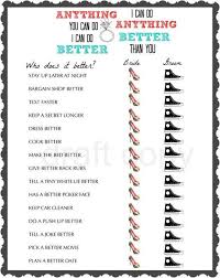 And when do you start a beauty regimen? Basemenstamper Bride And Groom Trivia Game