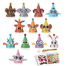 Check out our birthday crafts kids selection for the very best in unique or custom, handmade pieces from our shops. Buy Party Hats Birthday Arts And Crafts For Kids Activities Kit Make Your Own Animal Monster Paper Fun Hat Party Favor Games Face Stickers Gifts For Christmas Fiesta Thanksgiving New Year Decorations