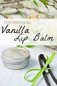 homemade vanilla lip balm recipe