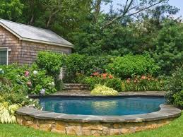 Garten Gestaltung Pool Stein Rand Landhausstil Haus Garten Gestaltung Haus Landhausstil Pool Rand Stein Backyard Pool Ponds Backyard Pool Landscaping