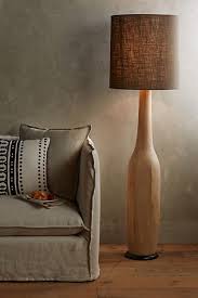 Carved Wood Floor Lamp Oak Floor Lamp Wood Floor Lamp Indoor Floor Lamps