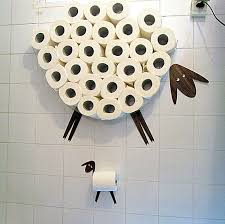 Stockage Et Papier De Toilette Porte Rouleau Sheep Avec Lamb Meubles Et Rangements Papier Toilette Porte Papier Toilette Decoration Murale Salle De Bains