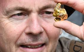 Virgin gold is a natural product of the geological process. Uk S Largest Gold Nugget Found By Man Who Lay In Scottish River For Hours