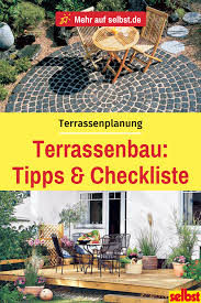 Terrassengrosse Selbst De Terrassenbau Terrasse Planen Terrasse