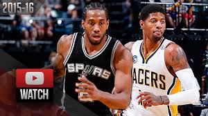 The san antonio spurs will look to build on one of their most dominant performances of the season when they travel to indiana to face the pacers on monday night. Paul George Vs Kawhi Leonard Duel Highlights 2016 03 07 Pacers Vs Spurs Too Sick Youtube