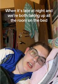 Me Rolling over to See Whats Takking Up The Whole Bed