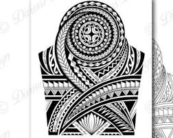 Some people hear the term tattoo artist and fixate on the word tattoo instead of the word artist. yeah, it's a cool job, but you must not only have to have natural talent as an artist, you have to practice, learn, and work that talent into something special. Half Sleeve Polynesian Tattoo Wrap Around Shoulder To Elbow Etsy Polynesian Tattoo Designs Quarter Sleeve Tattoos Polynesian Tattoo Sleeve