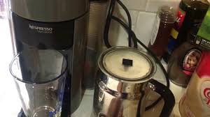 Learn the difference in these size comparison is not accurate. Nespresso Vertuoline Evoluo Aeroccino Frother Demo Youtube