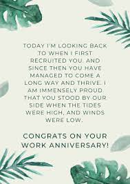1 year work anniversary quotes. 50 Work Anniversary Wishes That Ll Leave Your Peers Employees Awestruck Empuls