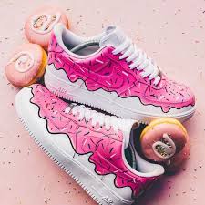 Black Lives Matter Custom Air Forces Custom Nike Air Force 1 Low Donuts Ice Cream By Sneaker Boyz Nike Air Shoes Sneakers Diy Shoes