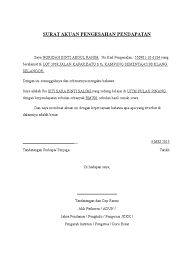 Dengan hormatnya perkara di atas adalah dirujuk.… Surat Akuan Pengesahan Pendapatan Uitm