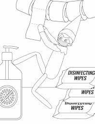 Browse thousands of hand sanitizer logo designs. 3 Elf On The Shelf Coloring Pages Freebie Finding Mom