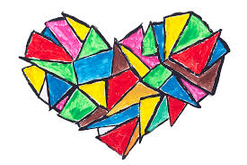 Believe it or not, but this is your last drawing step. Broken Heart Abstract Concept Drawing By Aleksandr Volkov