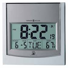 Radio controlled digital clocks in small bedside styles. Howard Miller 625 235 Techtime I Atomic Alarm Clock The Clock Depot