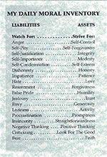 Alcoholics Anonymous 10th Step Inventory Recovery Shop 12 Step Recovery Worksheets Moral Inventory Verses For Cards