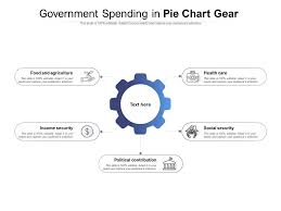Government Spending In Pie Chart Gear Powerpoint Templates