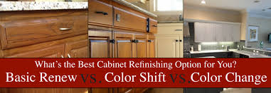 cabinet refinishing vs refacing vs