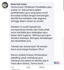 Guru adalah orang yang paling berjasa dalam penyebaran ilmu, apalagi jika yang disebarkan adalah di antara adab murid saat duduk di majelis ilmu adalah tidak boleh memisahkan antara dua orang yang duduk berdampingan kecuali dengan izin keduanya. Menteri Mahu Pekeliling Dan Sop Bawa Murid Guna Kereta Guru Disemak Semula Pendidik2u