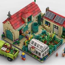 A Nice Day At The Farm Lego House Lego Challenge Lego Projects