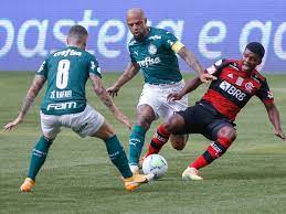 Desde 28 de setembro que o canal 11 tem transmitido os jogos da formação de jorge jesus no brasileirão, mas desta vez o palmeiras vetou essa transmissão. Palmeiras Sofre Com Fla Desfalcado E Fica No 1 A 1 Em Jogo Da Discordia 27 09 2020 Uol Esporte