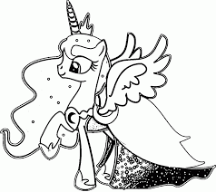 Princess Luna Coloring Pages Best Coloring Pages For Kids My Little Pony Coloring My Little Pony Drawing Cartoon Coloring Pages