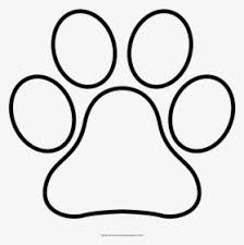 Download this adorable dog printable to delight your child. Paw Print Coloring Page Circle Hd Png Download Kindpng