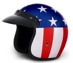 Easy Rider Open Face Helmets Helmet Captain America Motorcycle Helmet