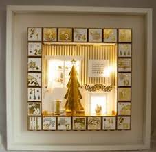 Beleuchteter Adventskalender Im Ribba Mit Stampin Up Adventkalender Adventskalender Kalender