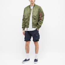 Whether a luxurious padded coat, authentic bomber or classic pea. Alpha Industries Ma 1 Vf 59 Flight Jacket Sage Green End