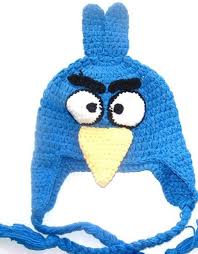Crazy Bird From Finding Dory Crochet Beanie Angry Bird Crochet Beanie Crochet Hats Crochet