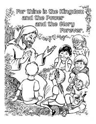 The lord's prayer coloring book. Lord S Prayer For Children Coloring Pages And Craft Ideas