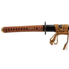 Tactician Kanbei Kuroda Koshirae Japanese Art Sword Itomaki Wrapping Type  Daito (Long) - Art Sword Japan - Handmade Japanese Art Swords