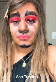 Selena Music Trend of Ash Trevino Doing A Dance Fot It and People Starta  Dound Makeup for Ash Trevino and