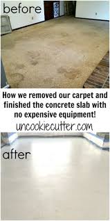 Polished Concrete How I Got My Slab Ready For Paint Uncookie Cutter Painted Concrete Floors Concrete Stained Floors Polished Concrete
