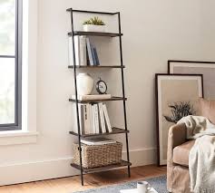 Sanford 22 X 67 Ladder Shelf Pottery Barn Shelves Apartment Living Room Ladder Shelf