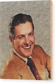 Robert Cummings, Vintage Actor Wood Print by Esoterica Art Agency