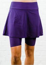 Midi Swim Skort In 2021 Swim Skort Knee Length Leggings Swim Skirt